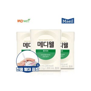 메디웰 화이바 1박스 (200ml x 24팩), 200ml, 24개