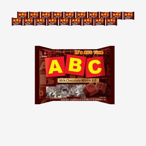 롯데웰푸드 ABC 초콜릿, 72g, 20개