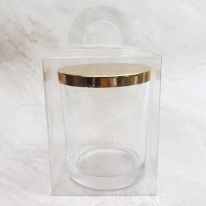 캔들바다 손잡이 포장박스 ( 2-2호 ) 투명, 1개입