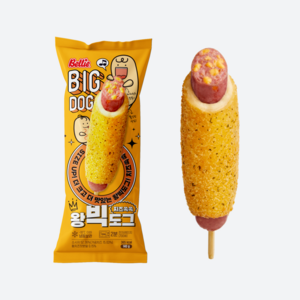 [당일배송] 왕빅도그 치즈쏙쏙 140g (낱개포장), 1개