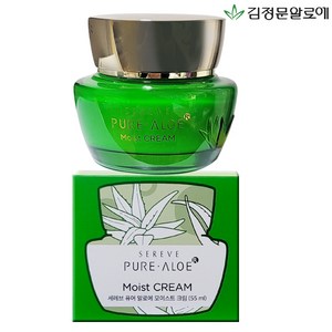 김정문알로에 세레브 퓨어알로에 모이스트 크림, 55ml, 1개