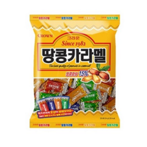 크라운 땅콩카라멜, 120g, 20개