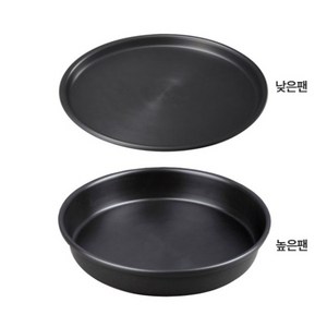 국산 경질 오븐 빵팬 피자틀 제빵 피자팬 높은.낮은 8size, 낮은 8인치(225x20mm), 1개