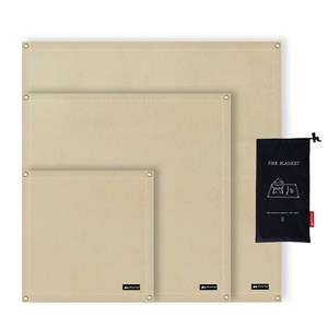 캠핑 화로 방염포 방염 매트 난로 버너 화재예방 안전 소방포, 80X80(M), 1개