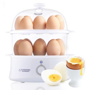 계란찜기 계란삶는기계 2단 호빵찜기 에그쿠커 달걀찜기 삶은달걀 반숙란 만두 찐빵 단호박 만능찜기