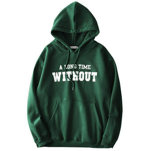 남녀공용 WITHOUT 단체 커플 학생 후드티셔츠