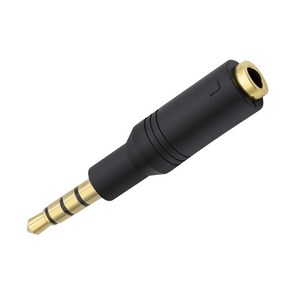 NA928S Coms 스테레오 3.5mm 3극 F to 4극 M 변환 젠더 / 이어폰 오디오 스피커 케이블 변환, 1개, 본상품선택