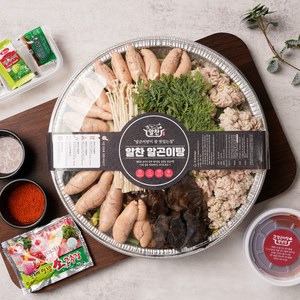 (당일제조) (냉장상품) 면사리 냄비 모두 주는 알탕 해물탕 밀키트 4인, 1개, 1.8kg, 사은품/우동사리