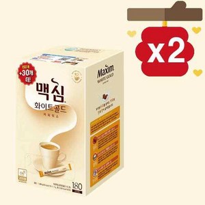 맥심 화이트골드 커피믹스 11.7g x 180개 2박스, 2개