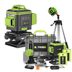 레벨기 선명한 고성능 그린 수평기, 16라인