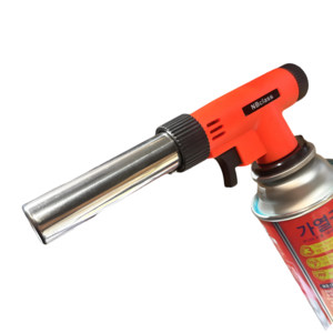 뉴빛클라스 액화방지 2가지 불조절 캠핑 요리용 가스 토치, 레드, 1개