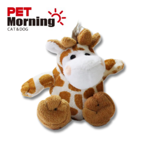 펫모닝 바닐라향 사파리 강아지 장난감 기린, 1개