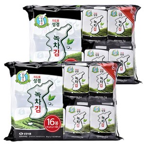 지도표성경 녹차 식탁김, 5g, 32개