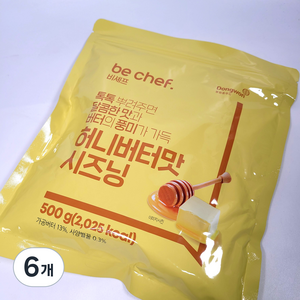 동원홈푸드 허니버터맛시즈닝, 500g, 6개