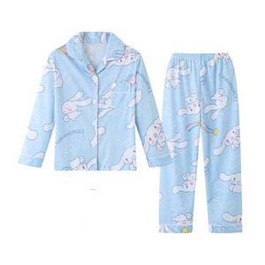 유아 아동 어린이 주니어 여아 남아 산리오 시나모롤 잠옷 파자마 실내복 옷 홈웨어 세트