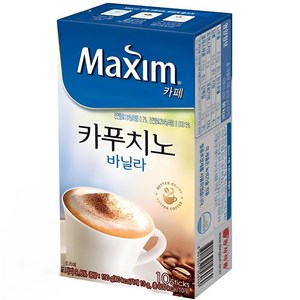 맥심 카페 카푸치노 바닐라 커피믹스, 13g, 10개입, 2개