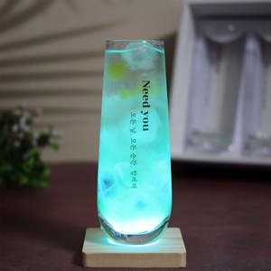 WM글라스 롱칵테일 요청 문구 인쇄 술잔 하이볼글라스 양주잔 맥주컵, 1개