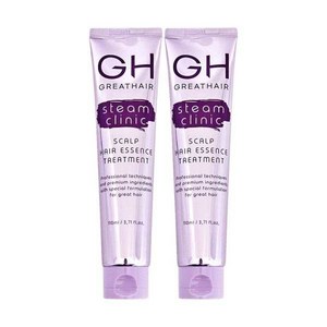 그레이트헤어 GH 그레이트 헤어 스팀클리닉 에센스 트리트먼트, 스칼프에센스트리트먼트110ml 2개, 2개, 110ml