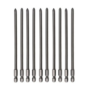 VSTORE 십자 롱드라이버 비트 5.0mm X 150mm (PH1) 10개