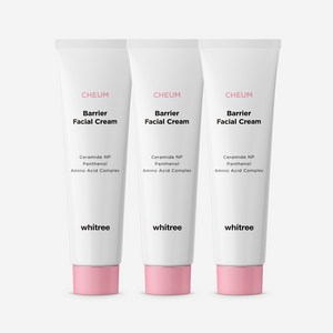 화이트리 채움 베리어 페이셜 크림 50ml / 얼굴보습제 세라마이드 판테놀 아미노산, 3개