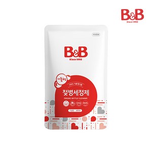 비앤비 거품형 젖병세정제 리필, 400ml, 6개