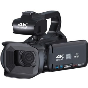 YouTube 촬영용 4K UHD 64MP 스트리밍 비디오 카메라 캠코터, 4K카메라(기본)