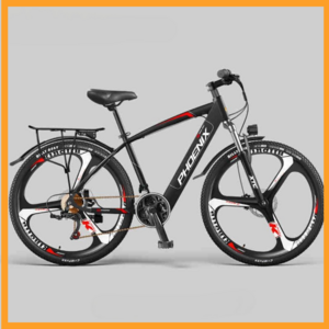 프리엠 MTB 전기 자전거 21단 전동 산악 26인치 pas 파스 배달 고출력 로드 등하교, 블랙 블루/일체형휠, 경량스틸