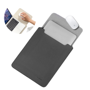 인드로 심플 맥북 에어 노트북 파우치 lg그램 가방, 다크그레이, 1개