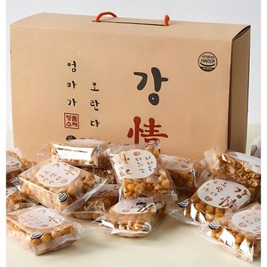 엄마가오란다 부드럽고 촉촉한 수제 강정 선물형 24p, 23g, 24개