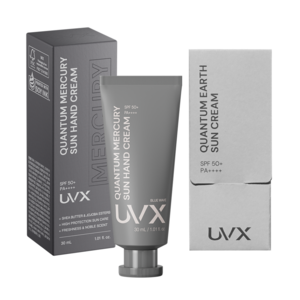 UVX 유브이엑스 퀀텀 머큐리 플루토 자외선차단 핸드 선크림 블루웨이브30ml + 어스 무기자차 선크림 7days(1.5mlx7ea), 1개