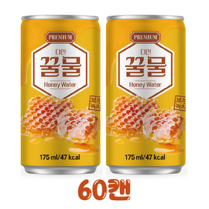 다인 꿀물캔 업소용, 60개, 175ml