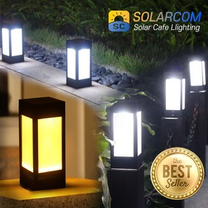 솔라콤 태양광 LED 카페등 100 불투명 데크 카페창