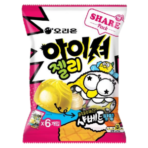 오리온 아이셔 젤리 샤베트필링 대용량, 1개, 189g