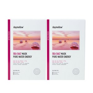 데이멜로우 씨솔트 퓨어워터 에너지 마스크 2set, 2개