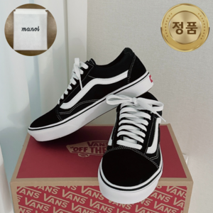 국내 정품 반스 컴피쿠시 올드스쿨 발편한 오리지널 스니커즈 데일리 단화 커플 남녀공용 MANOL 신발주머니 증정 VANB
