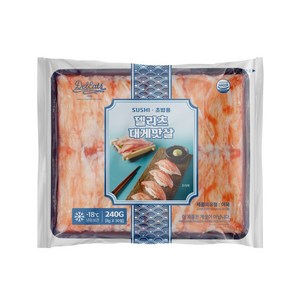 [오늘출발] 델리츠 대게맛살 초밥용 30개 스시 냉동, 1개, 240g