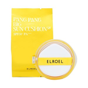 엘로엘 팡팡 옐로우 빅 선쿠션 플러스 리필 SPF50+PA++++, 25g, 1개