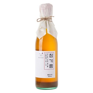 쉬운밥상 고소한 통참깨 100% 참기름, 350ml, 1개