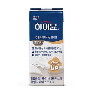 일동후디스 하이뮨 프로틴밸런스 흑임자 음료, 190ml, 24개