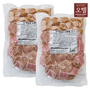 오뗄 부대찌개 모듬햄1kg / 소시지, 2개, 1kg