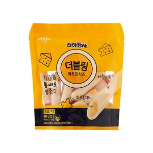 천하장사 더블링 콰트로치즈 소시지, 400g, 1개