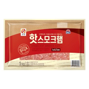 사조오양 핫스모크햄 1kg, 5개