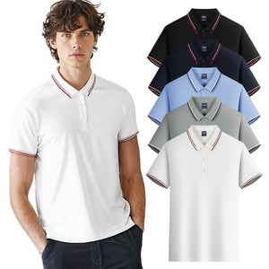 남성 프리미엄 기능성 쿨링 폴로 골프 반팔 카라티