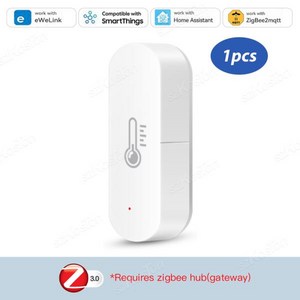 ZigBee 온도 습도 센서 eWeLink 앱 실내 온도계 스마트싱스 Zigbee2MQTT 구글 홈 어시스턴트 알렉사 앨, 02 Option 2