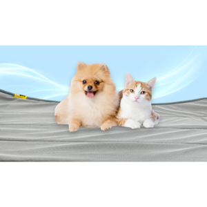 라인하우스 몽뚜뚜 애견쿨매트 3D메쉬 미끄럼방지 사계절용 빨아쓰는 러그형 매트/침대형 매트. 반려견 반려묘 체온조절/수면부족 도움주는 시원한 매트, 그레이