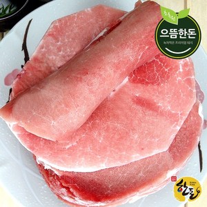 으뜸한돈 뒷다리살 불고기용 1.8kg (300g 6팩), 6개