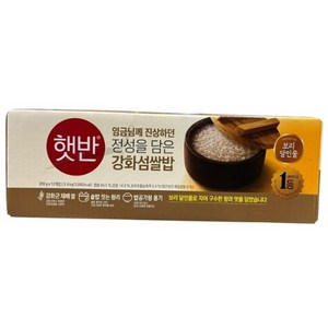 CJ햇반 강화섬쌀밥 200GX12, 1개, 200g