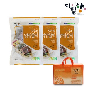 디딜향 5가지맛 영양찰떡 선물세트 총60개입, 2.4kg, 1개