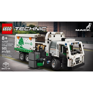 레고 테크닉 Mack® LR Electic 청소 트럭 42167, 혼합색상, 1개