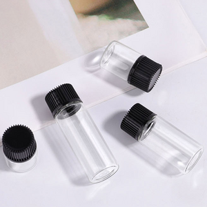 다올마켓 드롭퍼 아로마 에센스 오일공병 1ml 2ml 3ml 갈색유리 투명유리 원터치 속캡, 투명유리 (특가), 투명유리 1ml, 1개